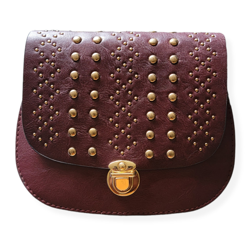 Burgundy Shoulder Bag|Burgundy Purse|Clutch|Bag